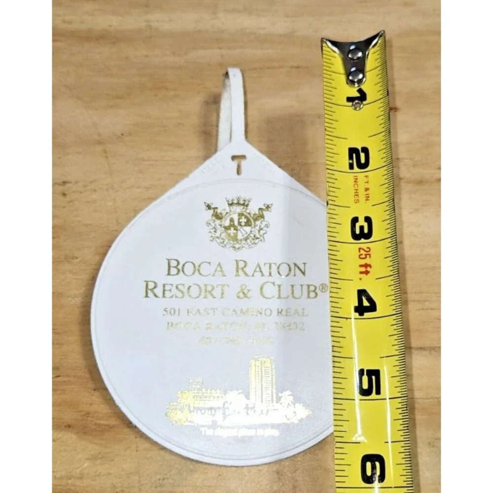 VTG 1998 PGA BOCA RATON RESORT CLUB golf bag tag country club course FLORIDA